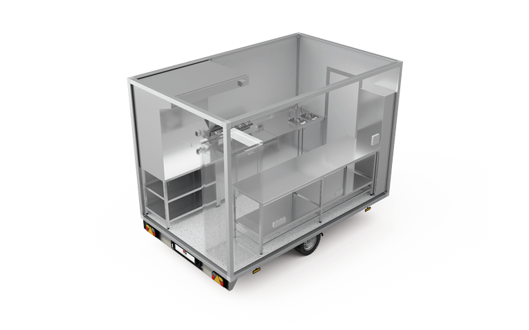 Przyczepa bez urządzeń 3,5 m